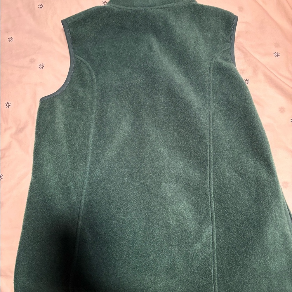 Women's Green Fleece Vest